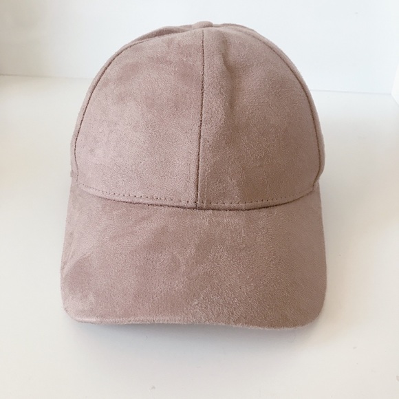 H&M beige faux suede newsboy cap SIZE SMALL - Picture 4 of 4